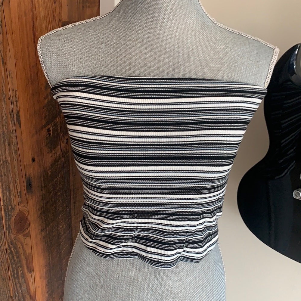 Striped tube top